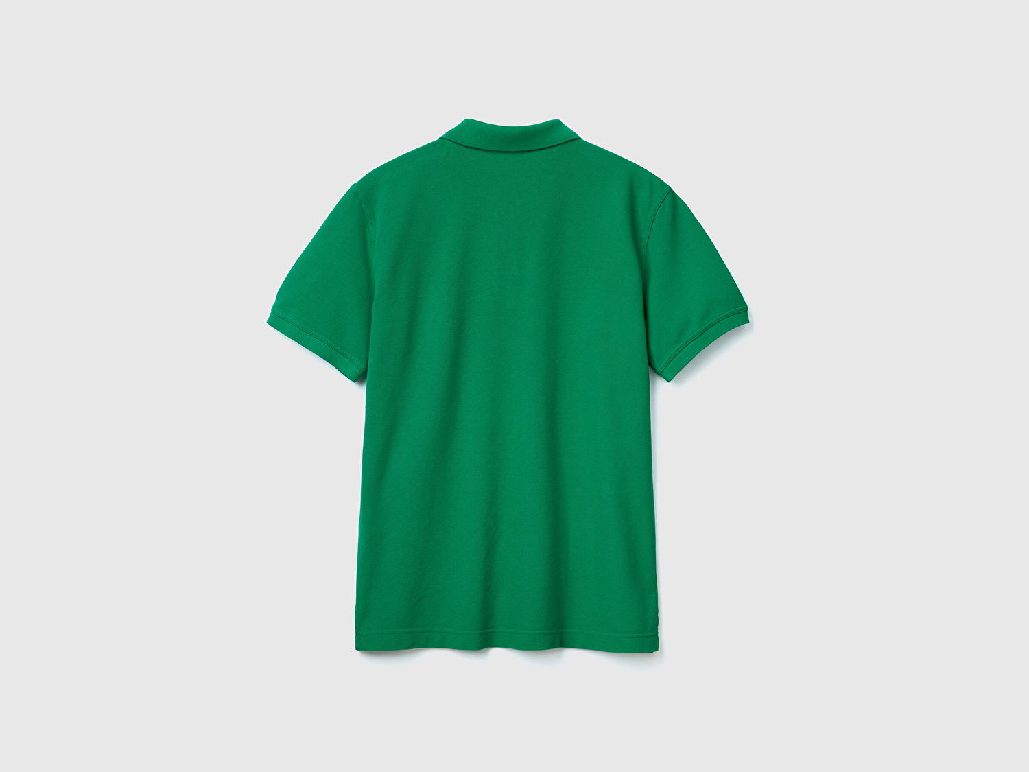 Benetton Erkek Yeşil Regular Fit Kısa Kollu Polo T-Shirt