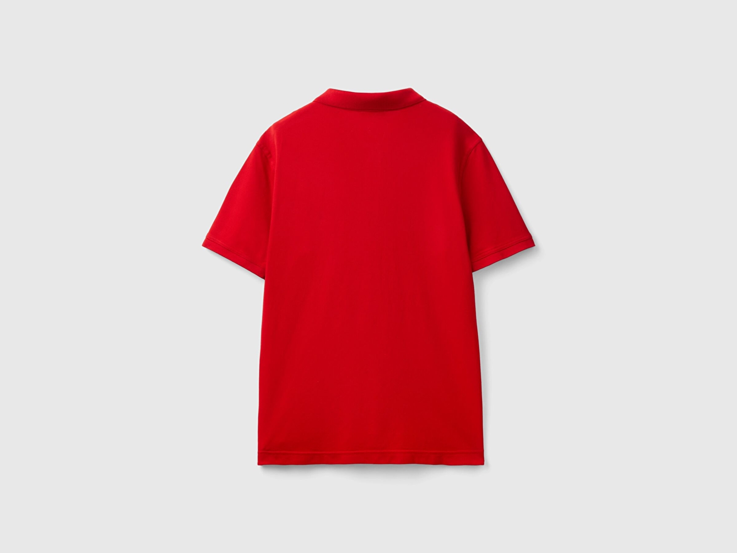 Benetton Erkek Kırmızı Regular Fit Kısa Kollu Polo T-Shirt