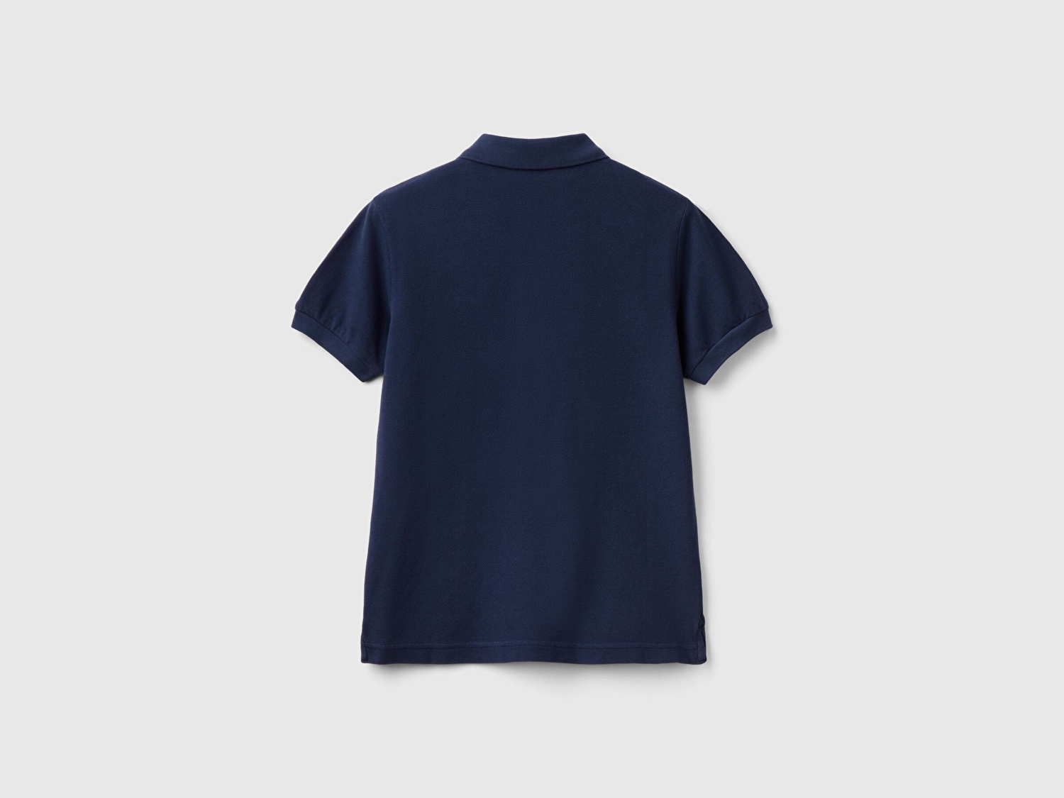 Benetton Erkek Çocuk Lacivert Logolu Pike Polo T-Shirt