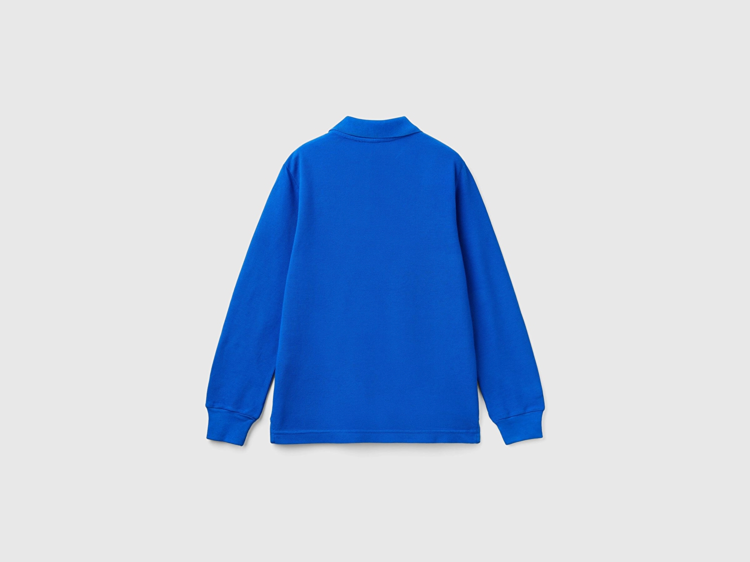 Benetton Erkek Çocuk Saks Mavisi Logolu Polo T-Shirt