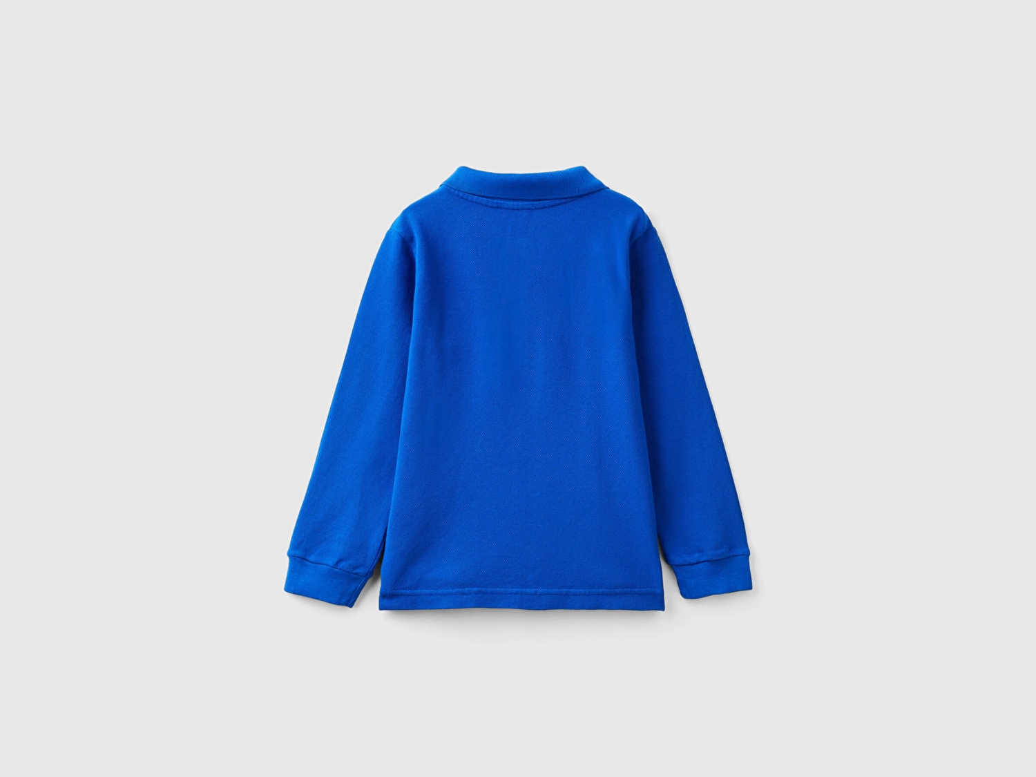 Benetton Erkek Bebek Saks Mavisi Logolu Polo T-Shirt