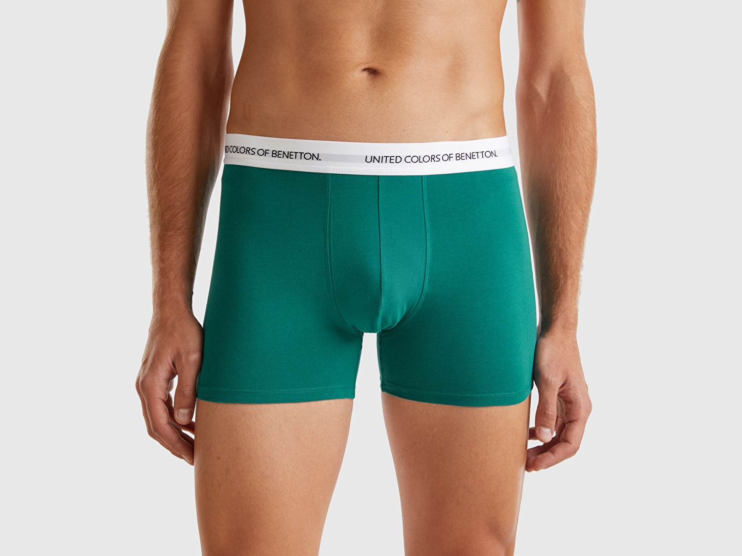 Benetton Erkek Petrol Yeşili Boxer