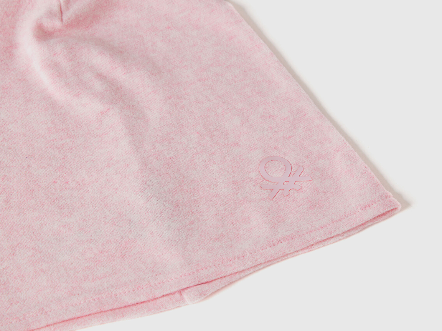 Benetton Erkek Bebek Pembe Logo İşlemeli İnce Bere