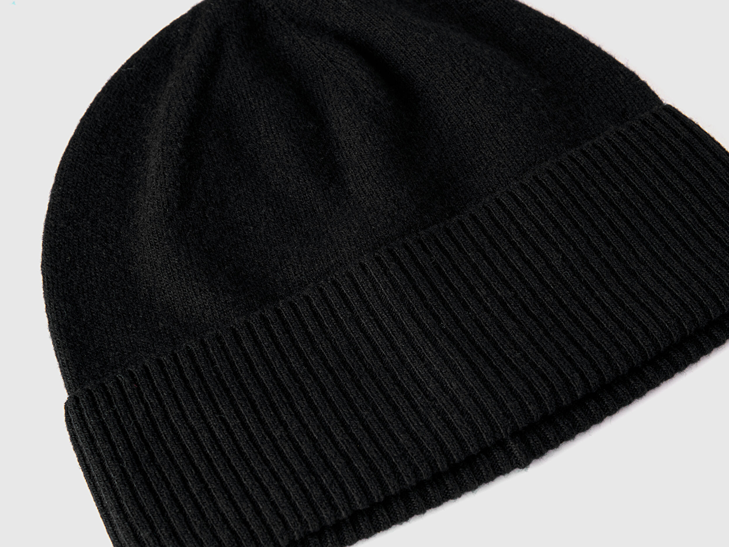 Benetton Kadın Siyah %100 Merino Bere