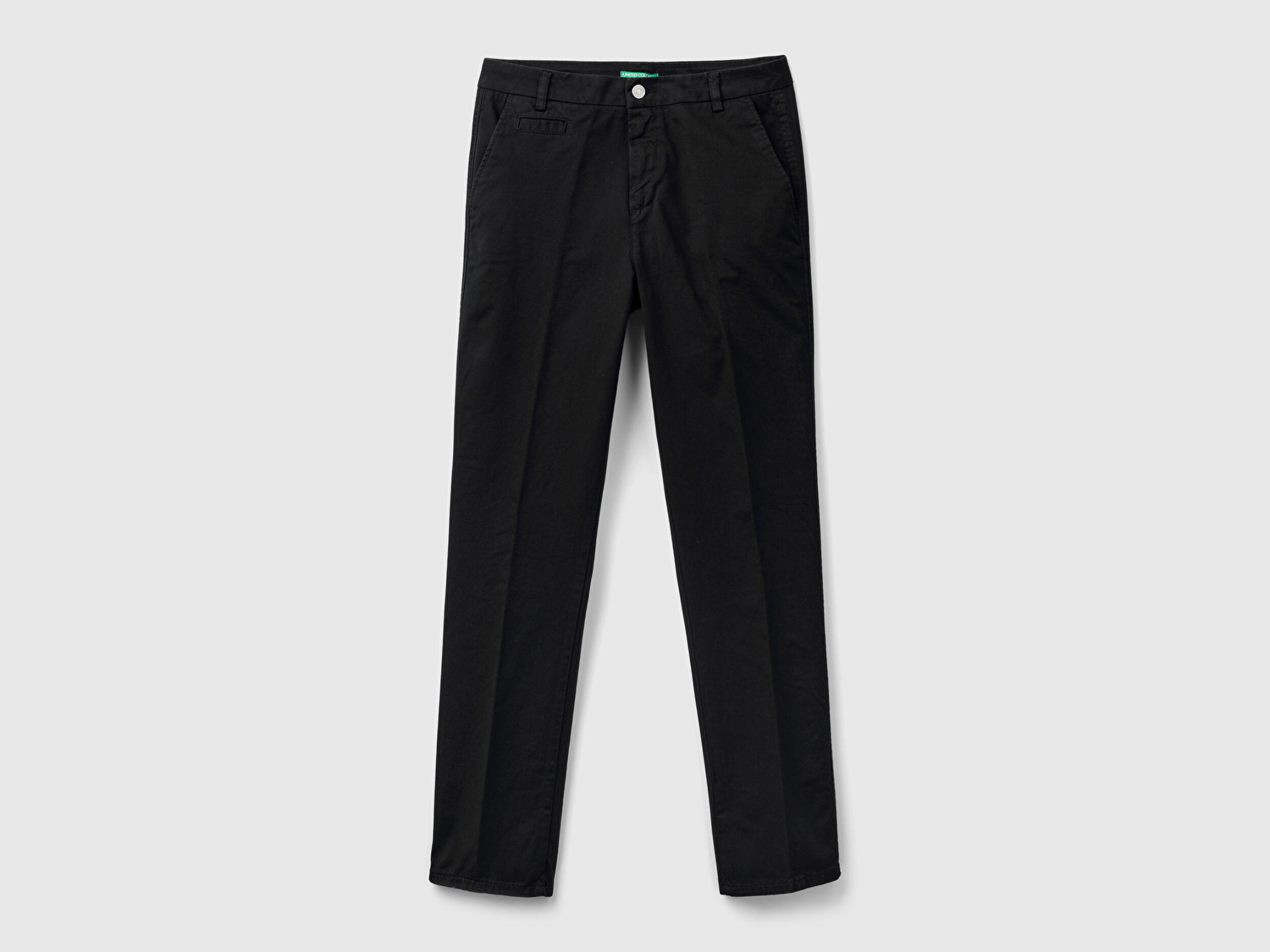Benetton Kadın Sİyah Elastanlı Basic Chino Pantolon