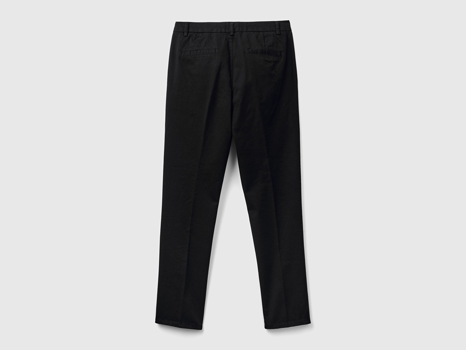 Benetton Kadın Sİyah Elastanlı Basic Chino Pantolon