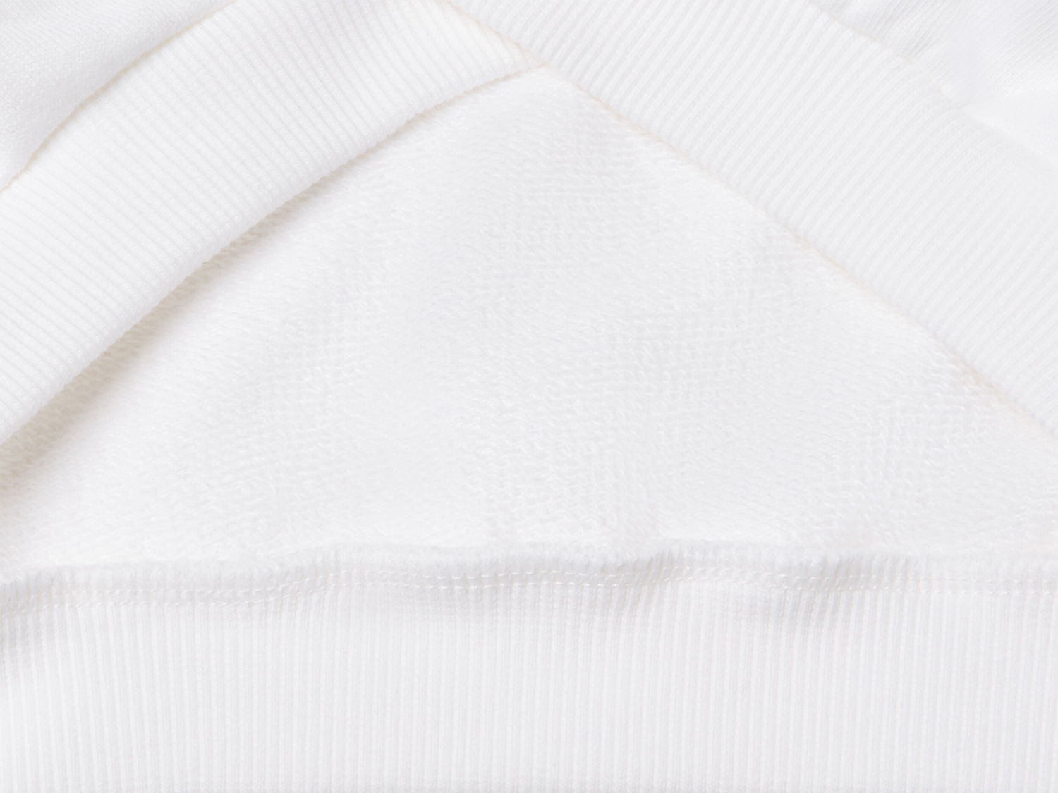 Benetton Kız Çocuk Beyaz Benetton Logo Baskılı Kapüşonlu Sweatshirt