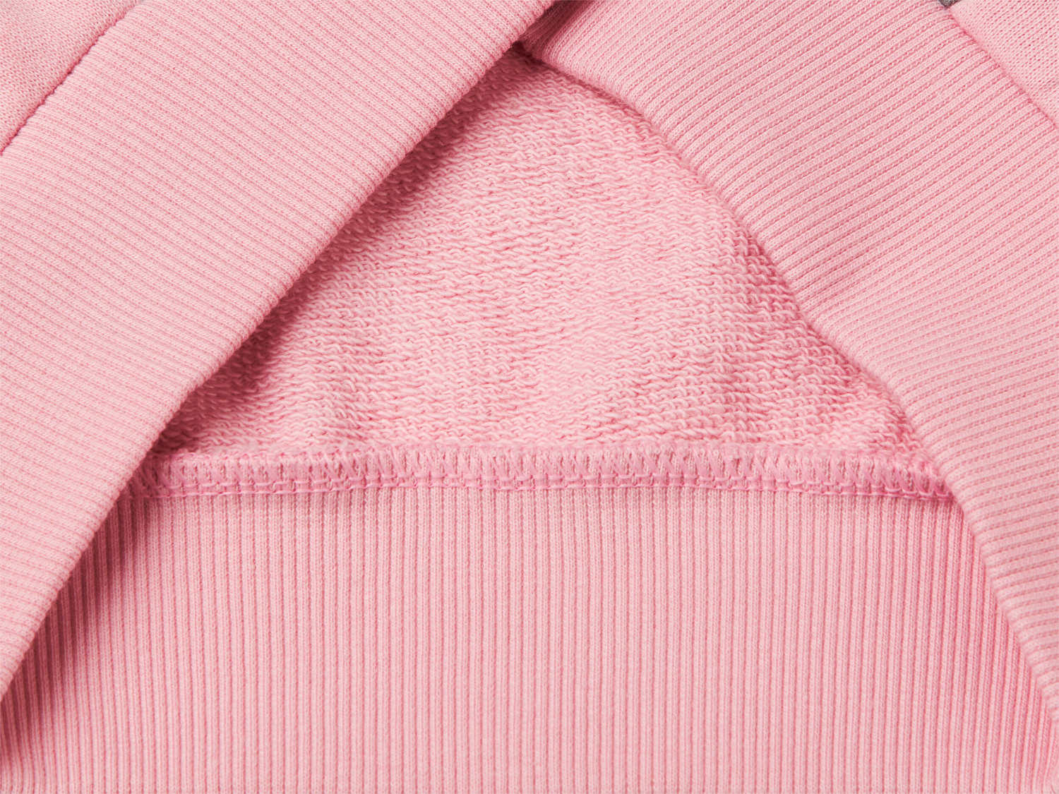 Benetton Kız Çocuk Pembe Mix Simli Benetton Logo İşlemeli Fermuarlı Sweatshirt