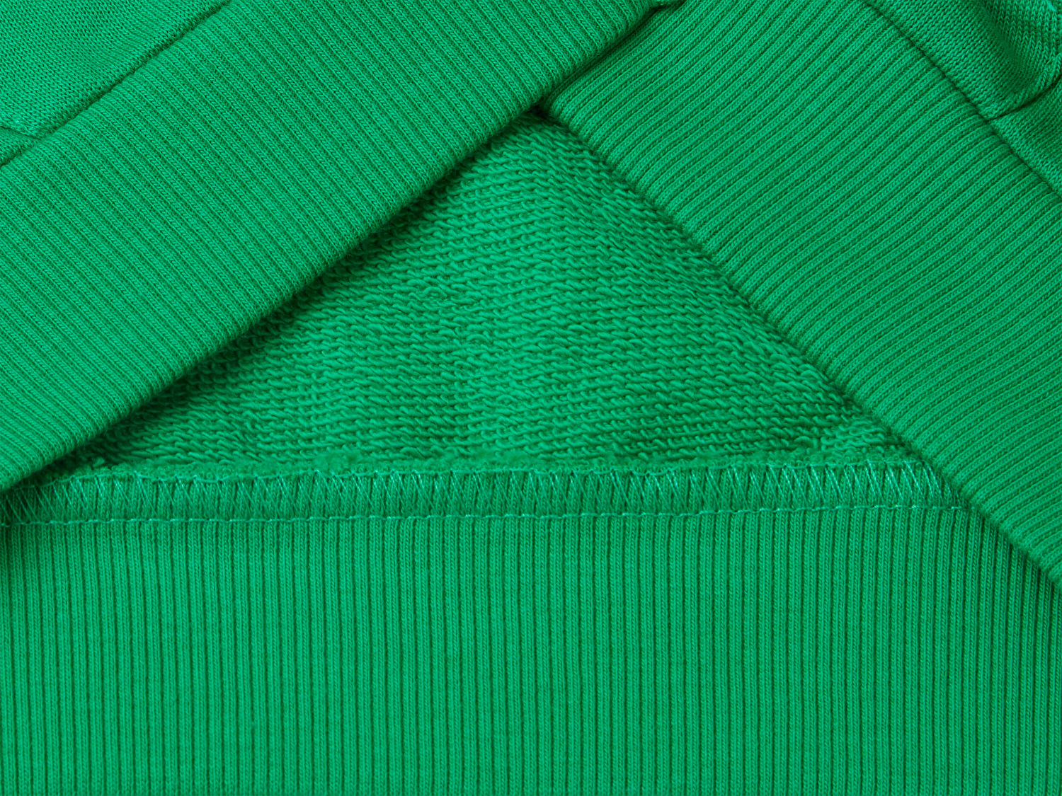 Benetton Erkek Bebek Yeşil Benetton Logo İşlemeli Fermuarlı Sweatshirt