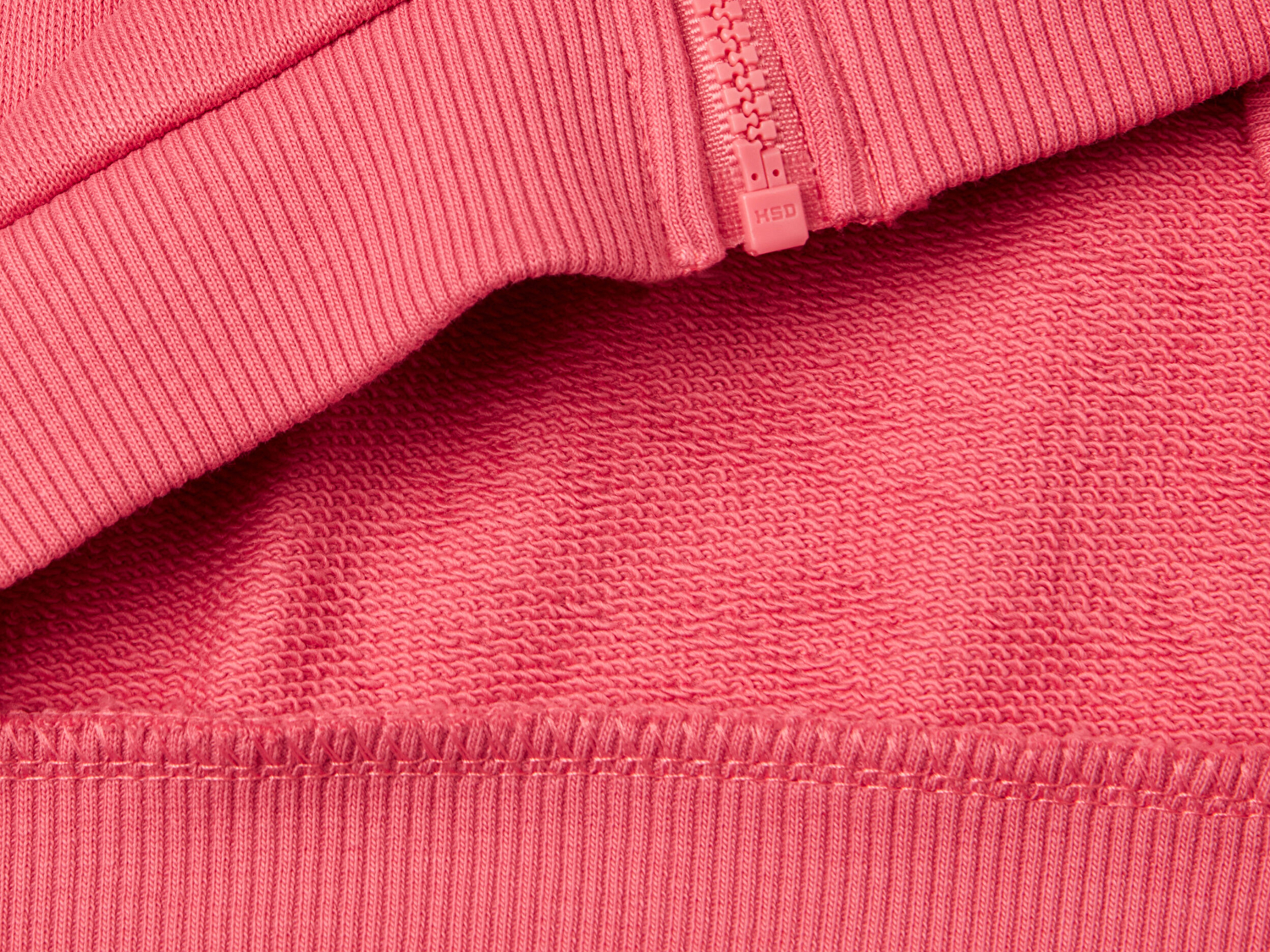 Benetton Kız Bebek Fuşya Simli Benetton Logo İşlemeli Fermuarlı Sweatshirt