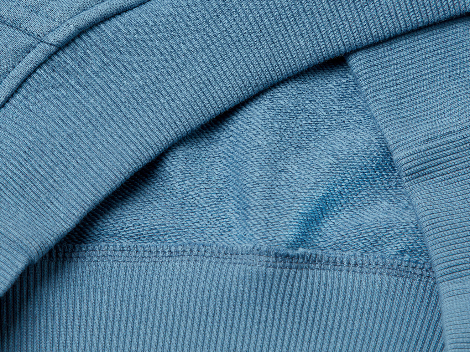 Benetton Erkek Çocuk Havacı Mavi Benetton Logolu Kanguru Cepli Kapüşonlu Sweatshirt