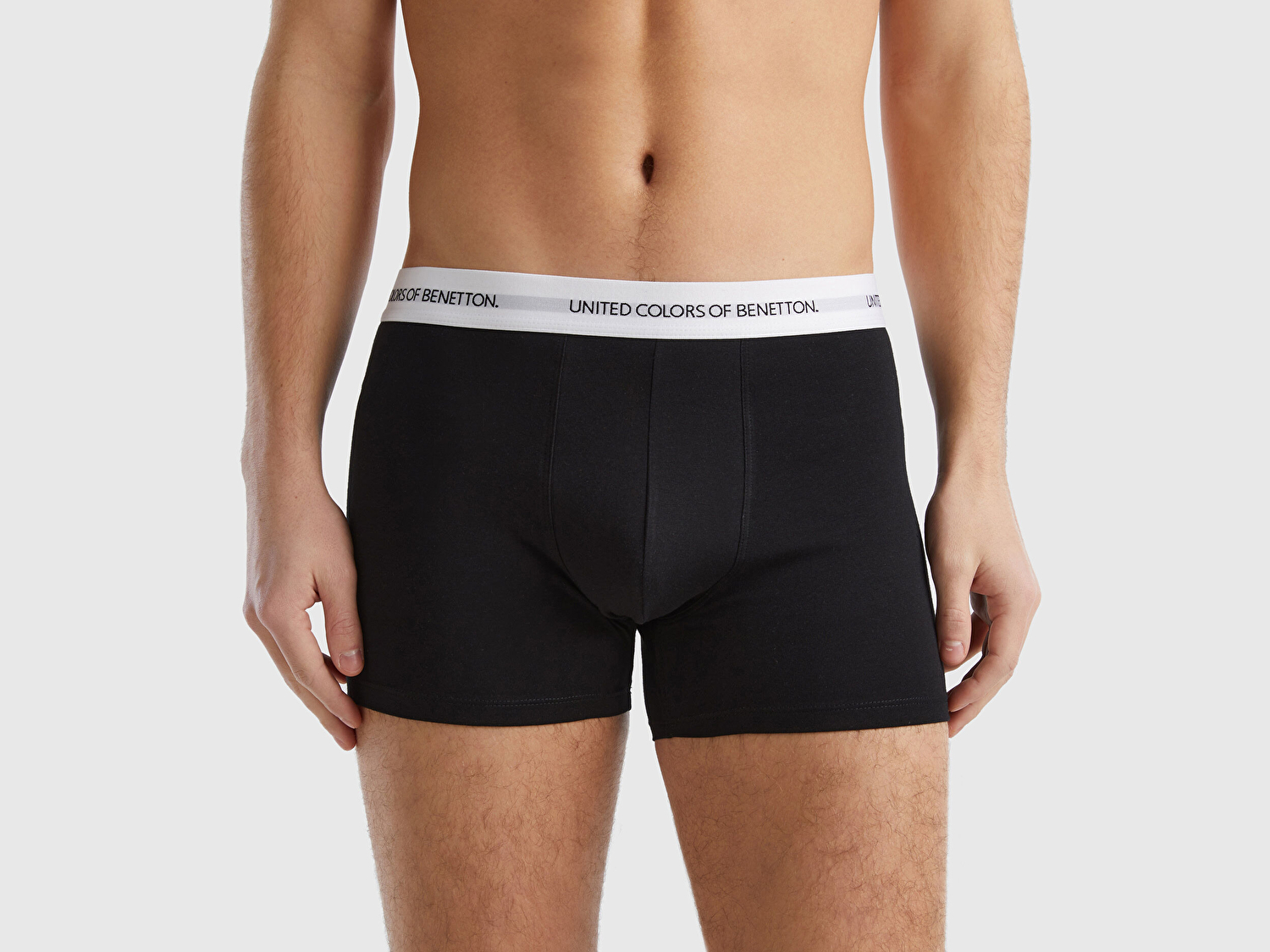 Benetton Erkek Siyah Boxer