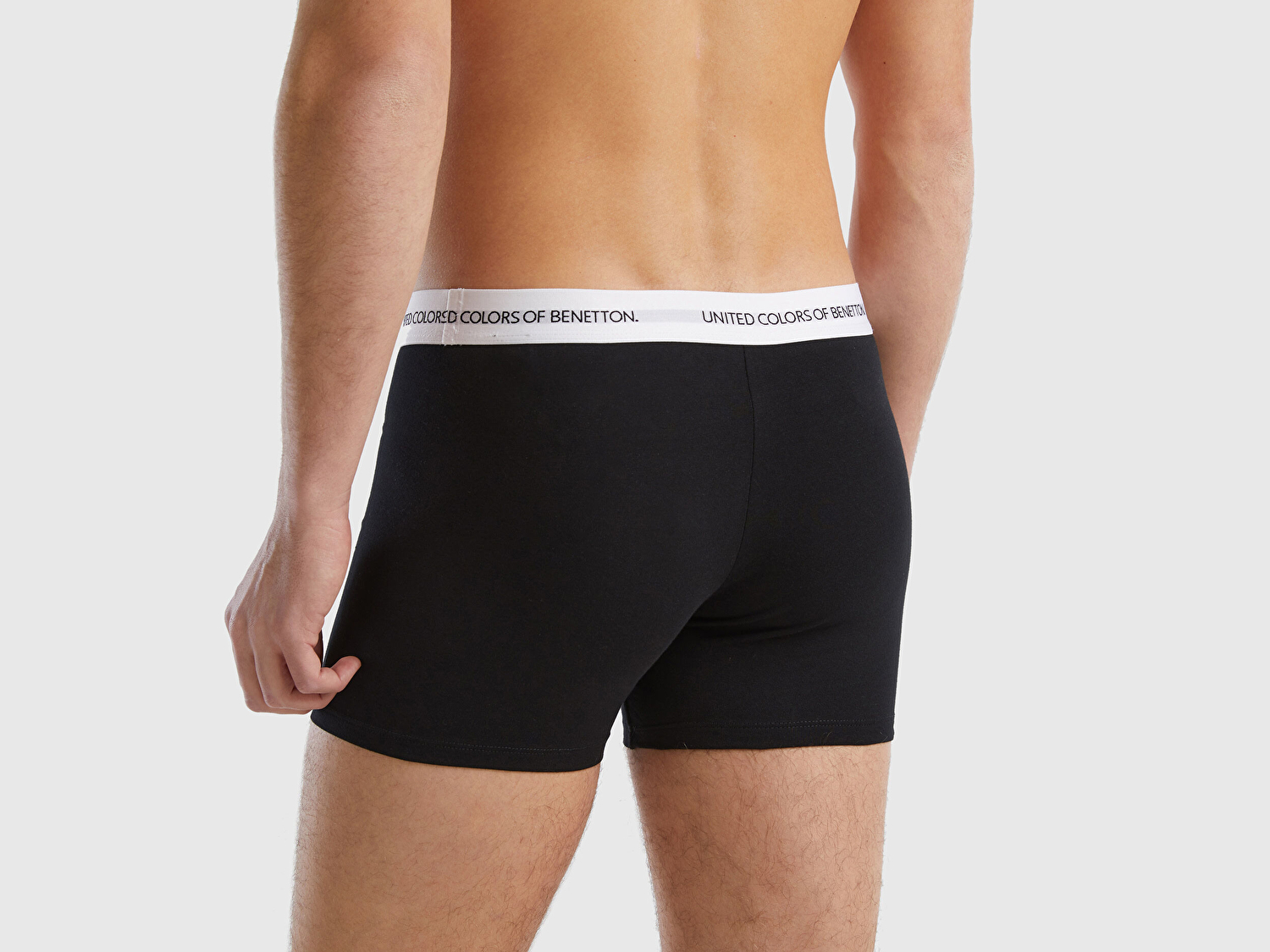 Benetton Erkek Siyah Boxer