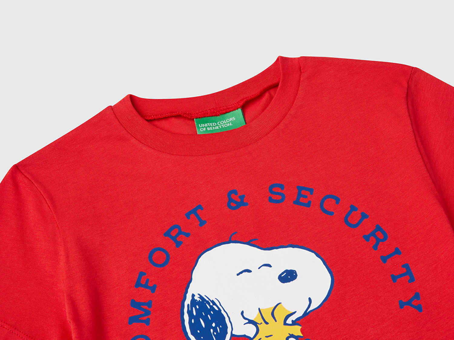 Benetton Erkek Bebek Kırmızı Peanuts Baskılı T-Shirt