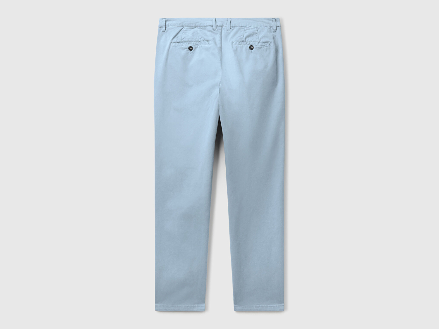 Benetton Erkek Açık Mavi Slim Fit Chino Pantolon