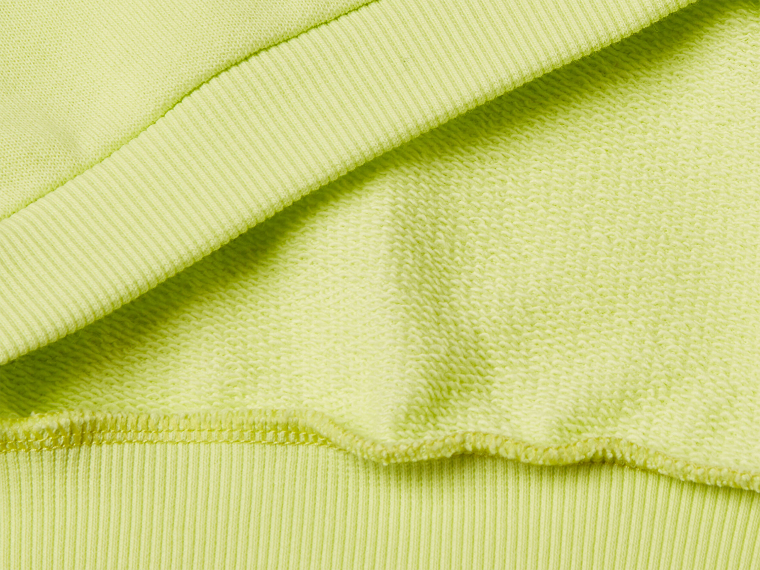 Benetton Kız Çocuk Sarı Benetton Logo Baskılı Kapüşonlu Sweatshirt