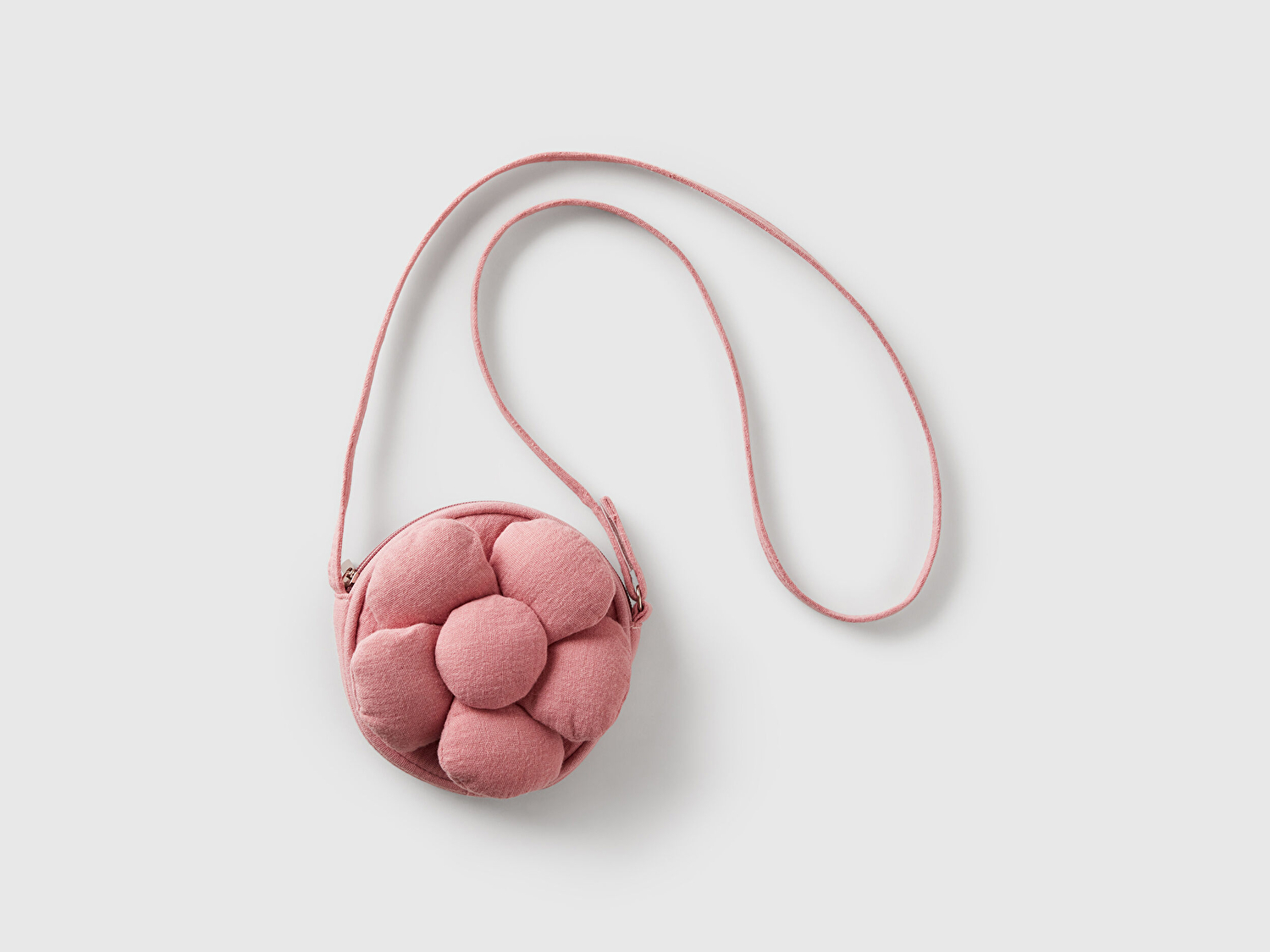 Benetton Kız Bebek Pembe 3D Şekilli Yastıklı Omuz Çantası