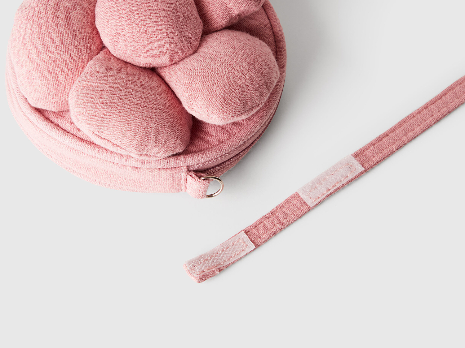 Benetton Kız Bebek Pembe 3D Şekilli Yastıklı Omuz Çantası