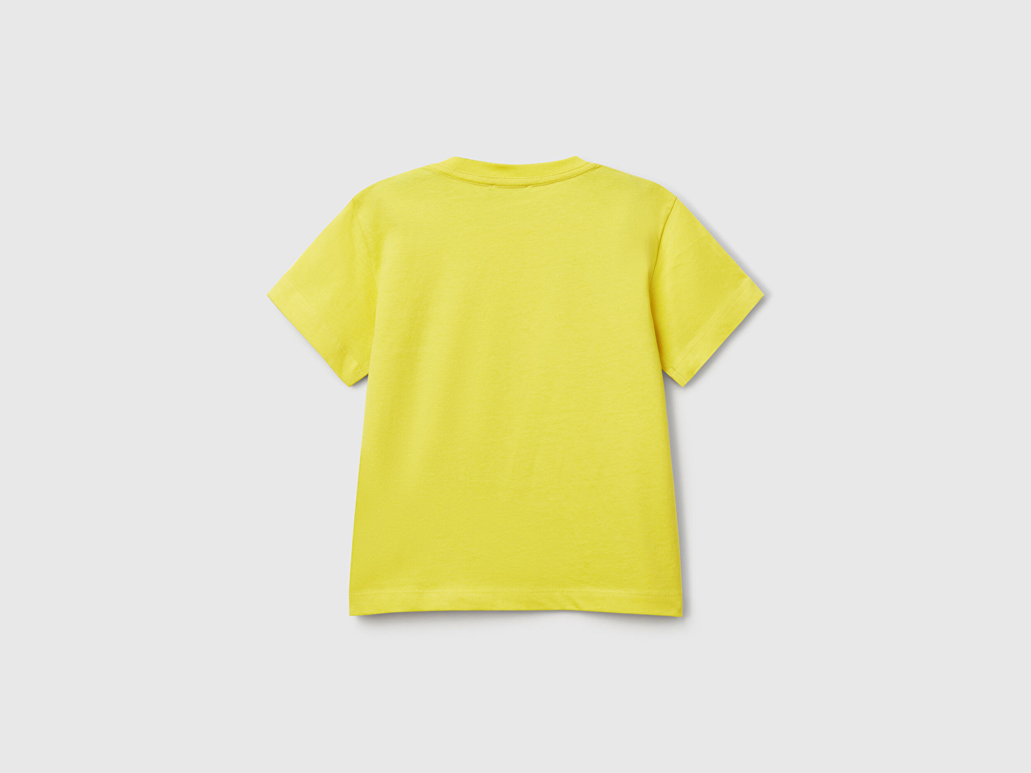 Benetton Erkek Bebek Sarı 3D Baskılı T-Shirt