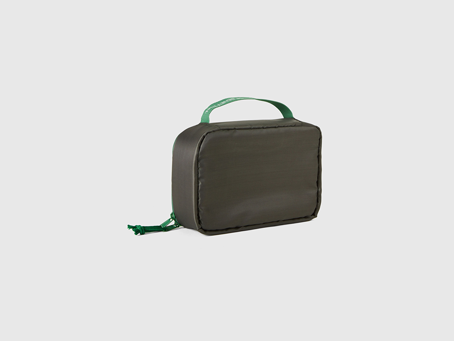 Benetton Unisex Haki Organizer Çanta
