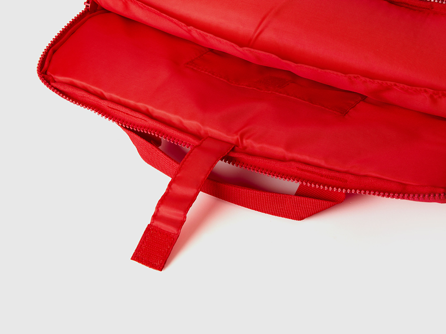 Benetton Unisex Kırmızı Laptop Çantası
