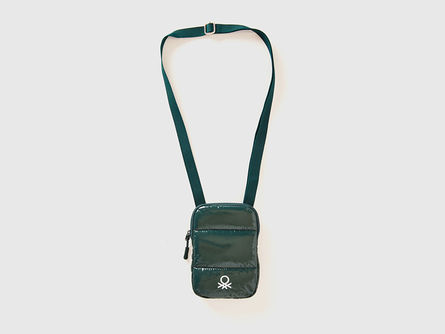 Benetton Unisex Yeşil Telefon Çantası