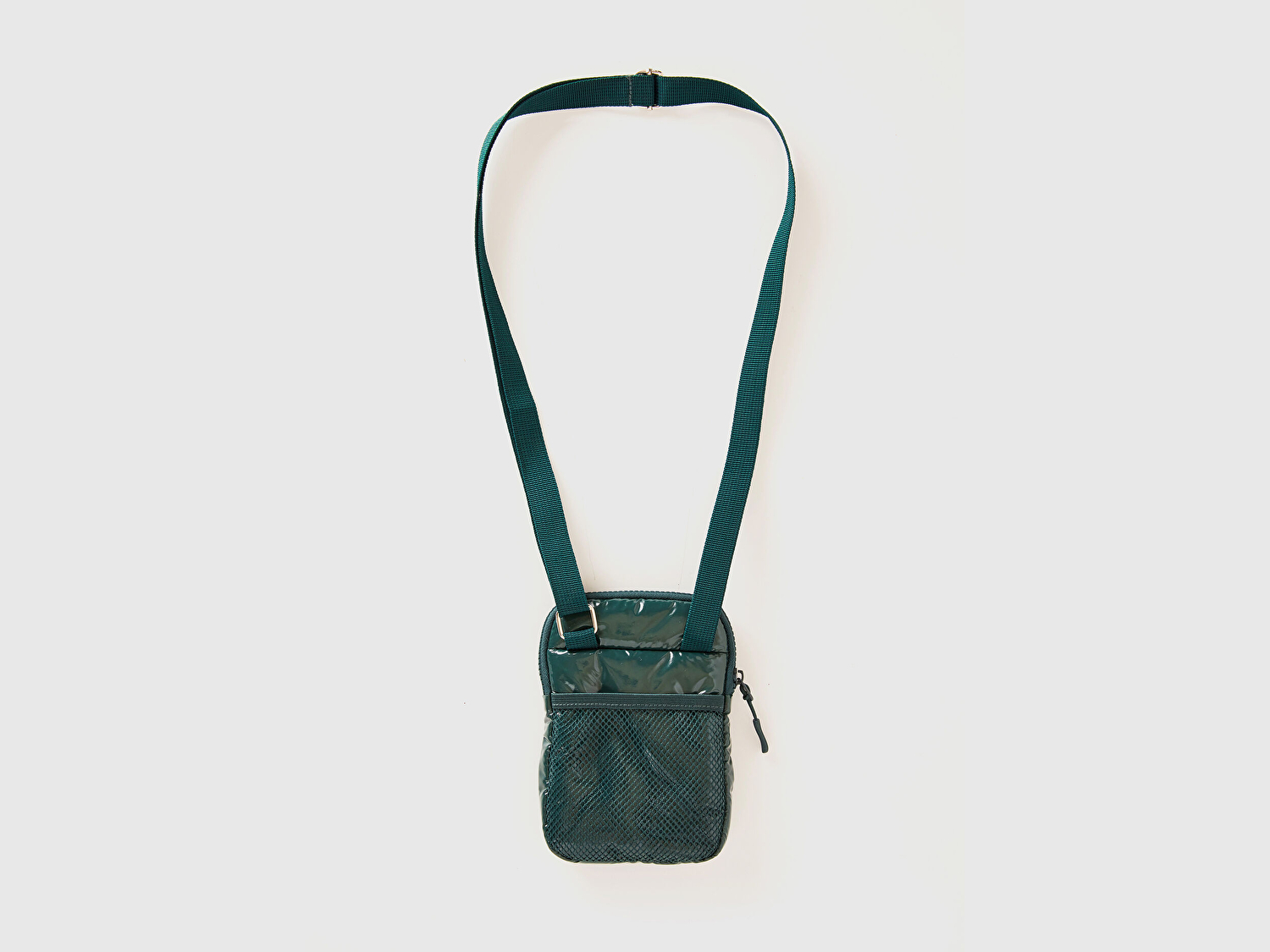 Benetton Unisex Yeşil Telefon Çantası