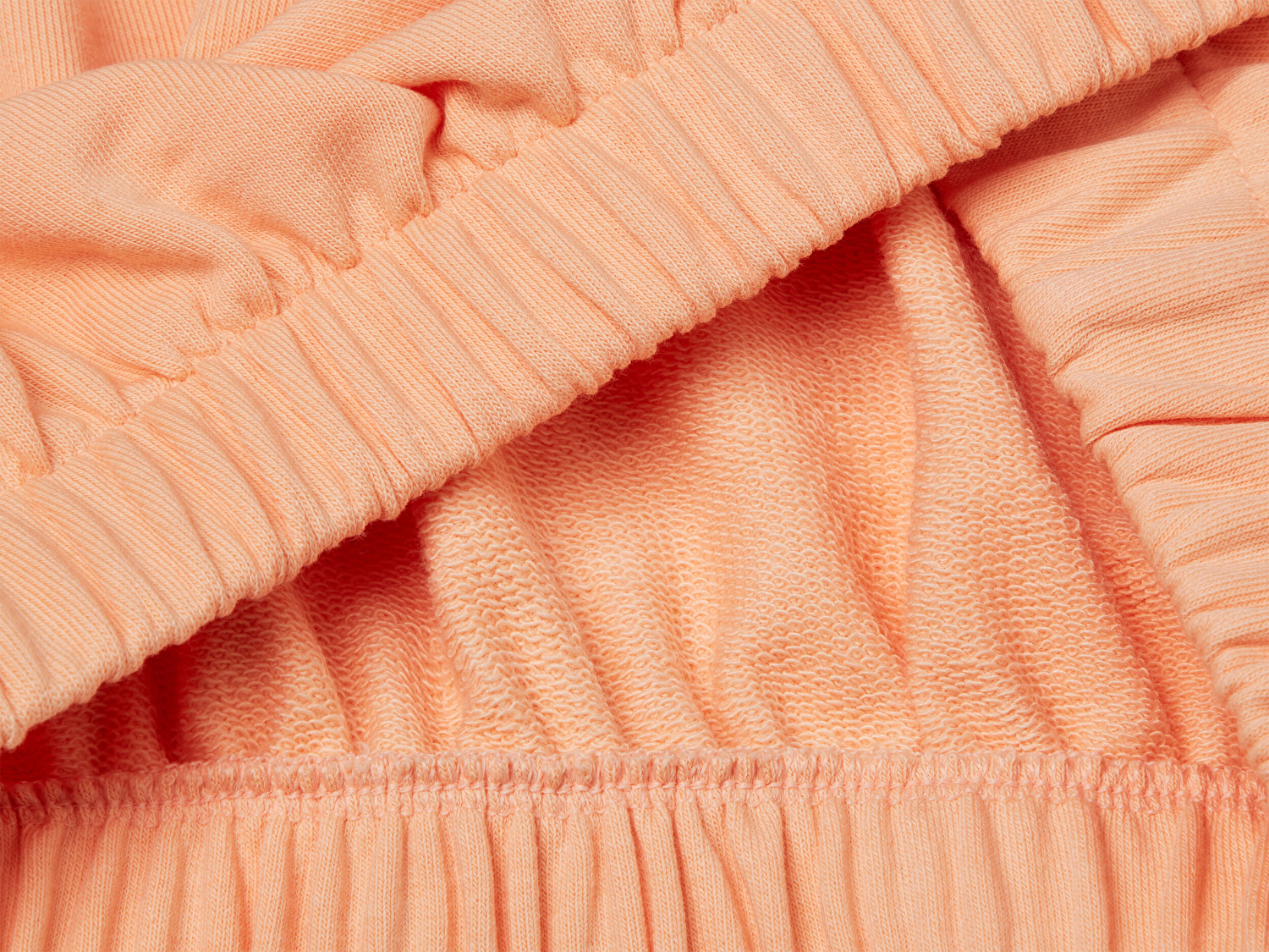 Benetton Kız Çocuk Yavruağzı Önü Aplikeli Nakış Detaylı Kolsuz Kapüşonlu Sweatshirt