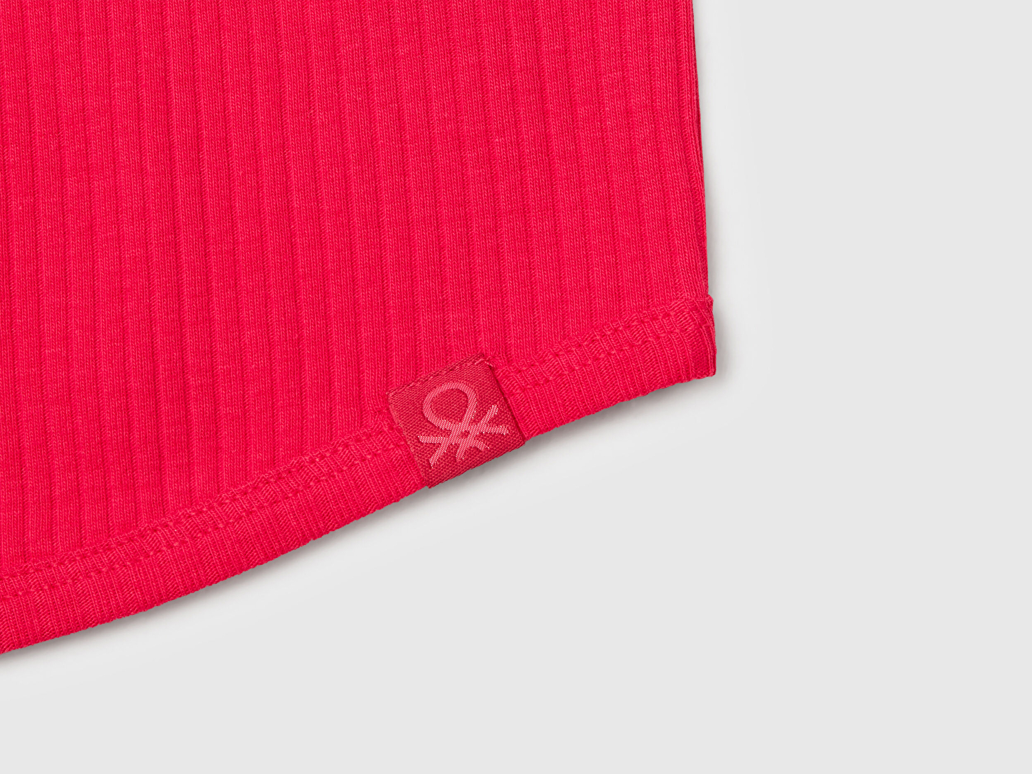 Benetton Kız Çocuk Fuşya Fitilli Crop Atlet
