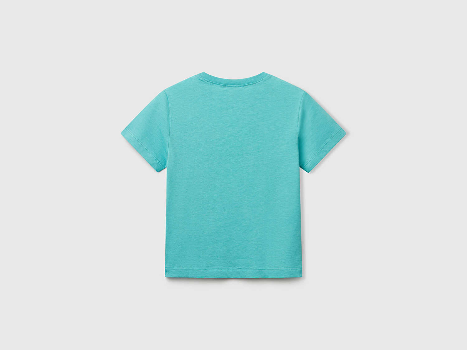 Benetton Erkek Bebek Mint Yeşili Benetton Logo Baskılı T-Shirt