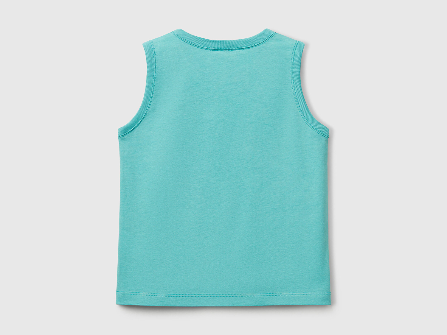 Benetton Erkek Bebek Mint Yeşili Benetton Logo Baskılı Kabartma Detaylı Atlet