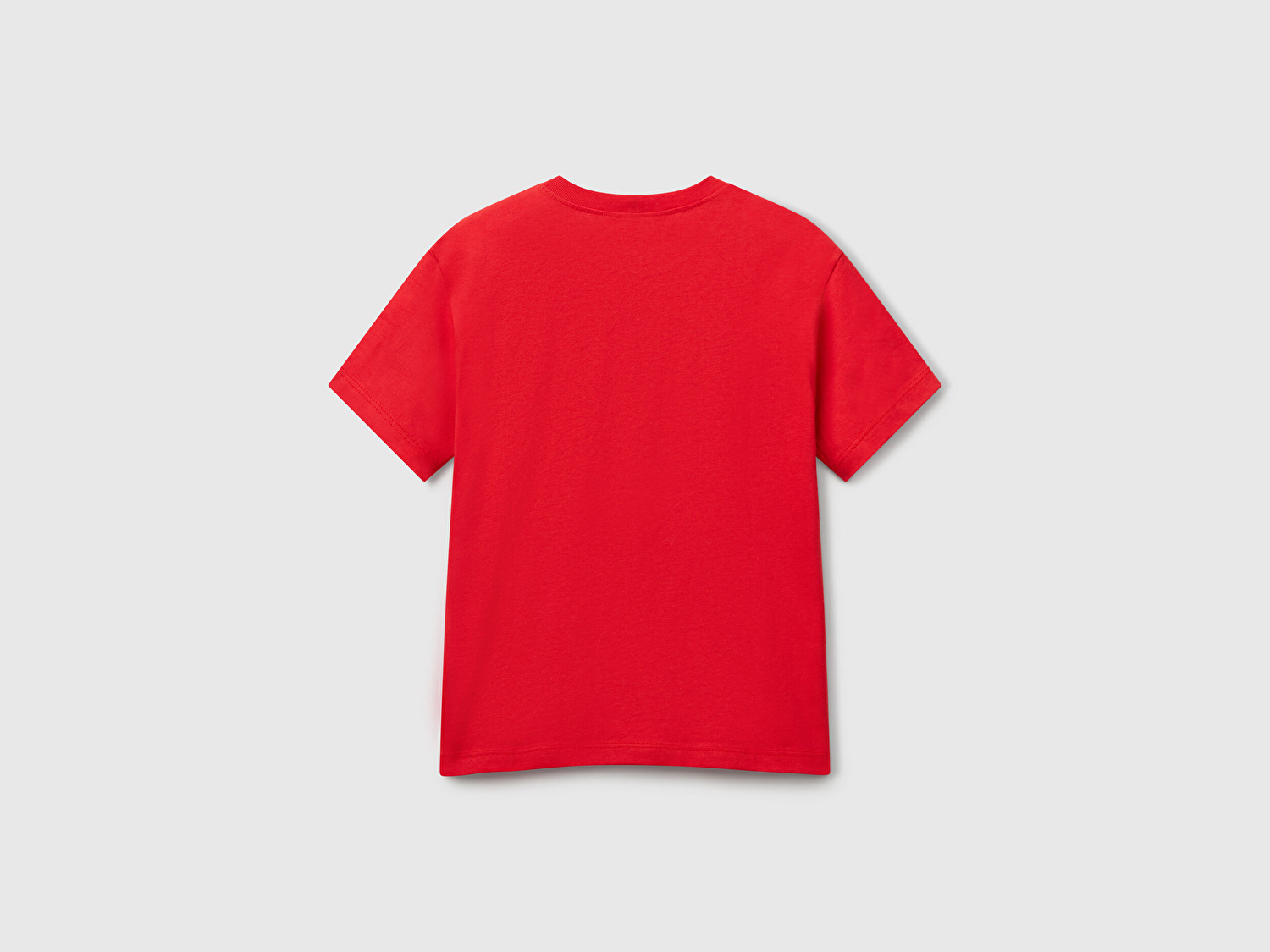 Benetton Erkek Çocuk Kırmızı Benetton Logo Baskılı T-Shirt