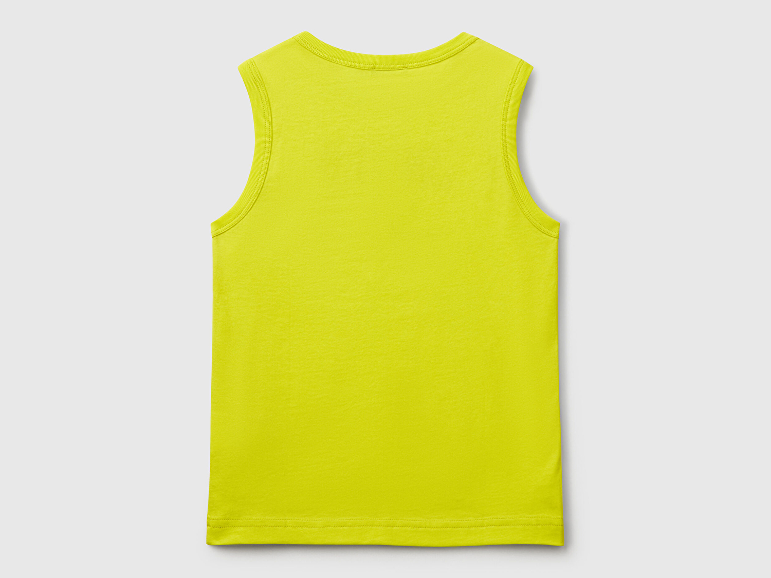 Benetton Erkek Çocuk Sarı Benetton Logo Baskılı Atlet