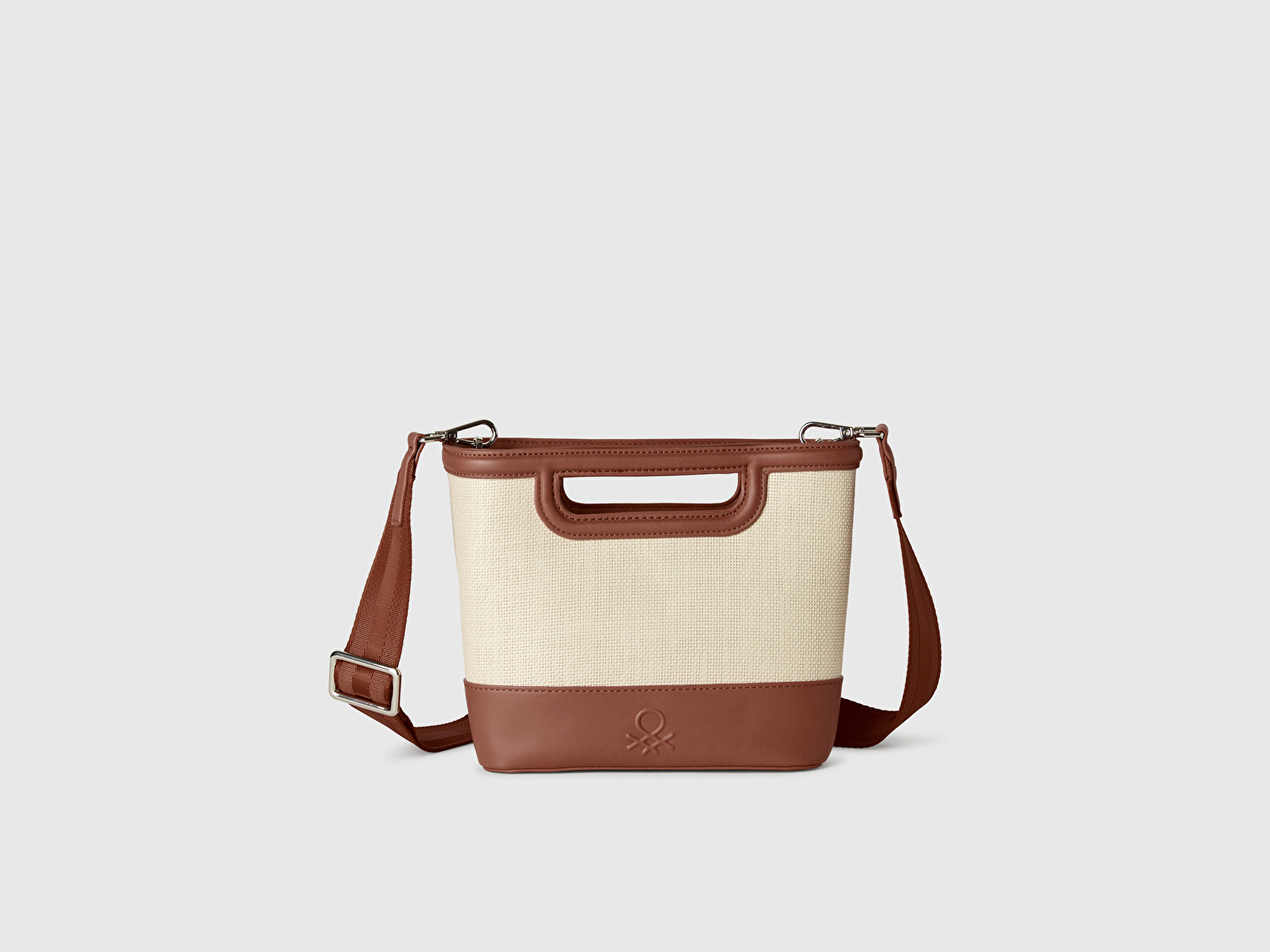 Benetton Kadın Kahverengi Mini Tote Çanta