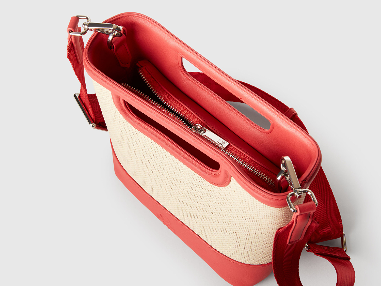 Benetton Kadın Mercan Mini Tote Çanta