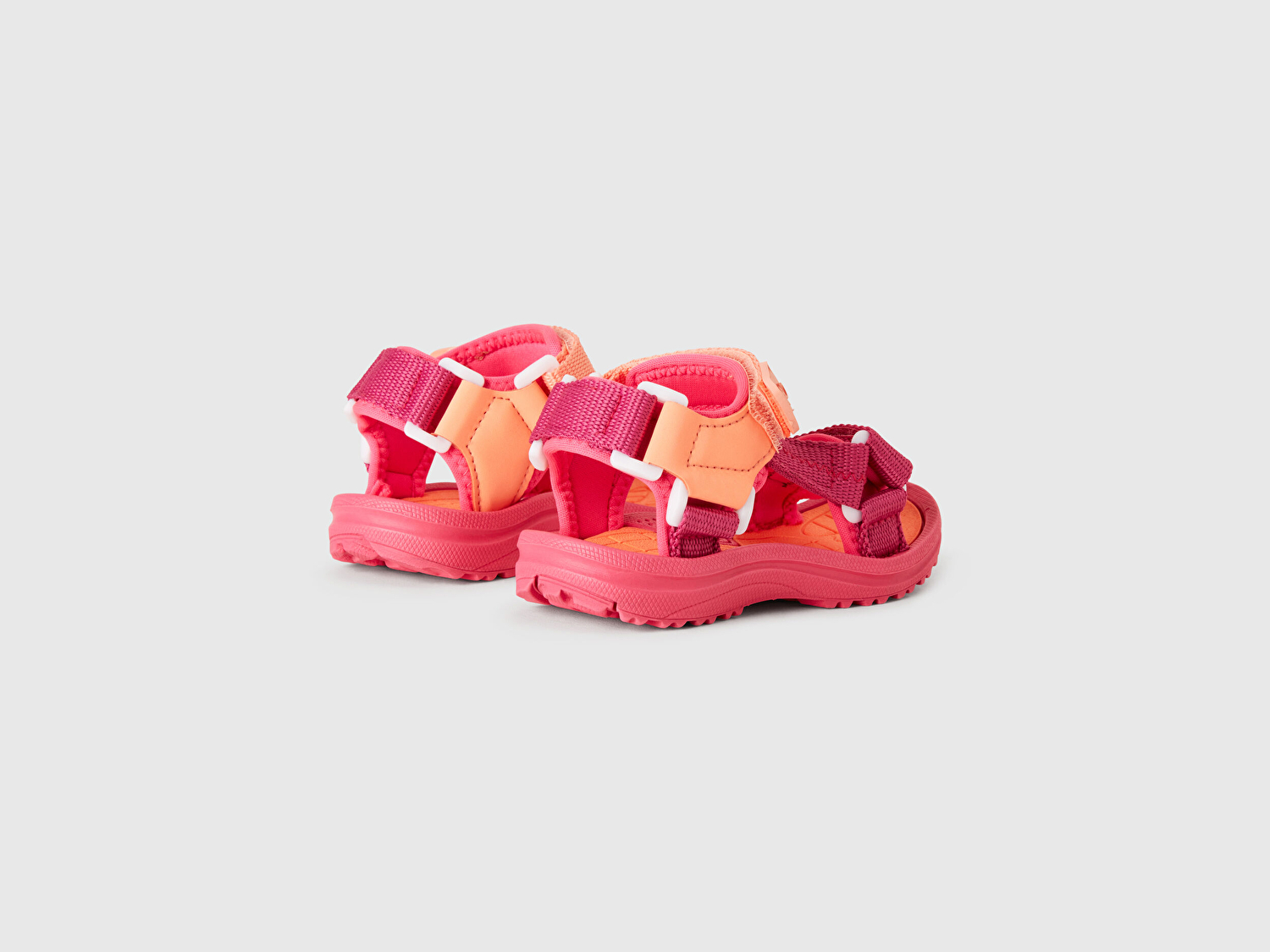Benetton Erkek Bebek Yavruağzı Çift Bantlı Cırt Cırtlı Sandalet