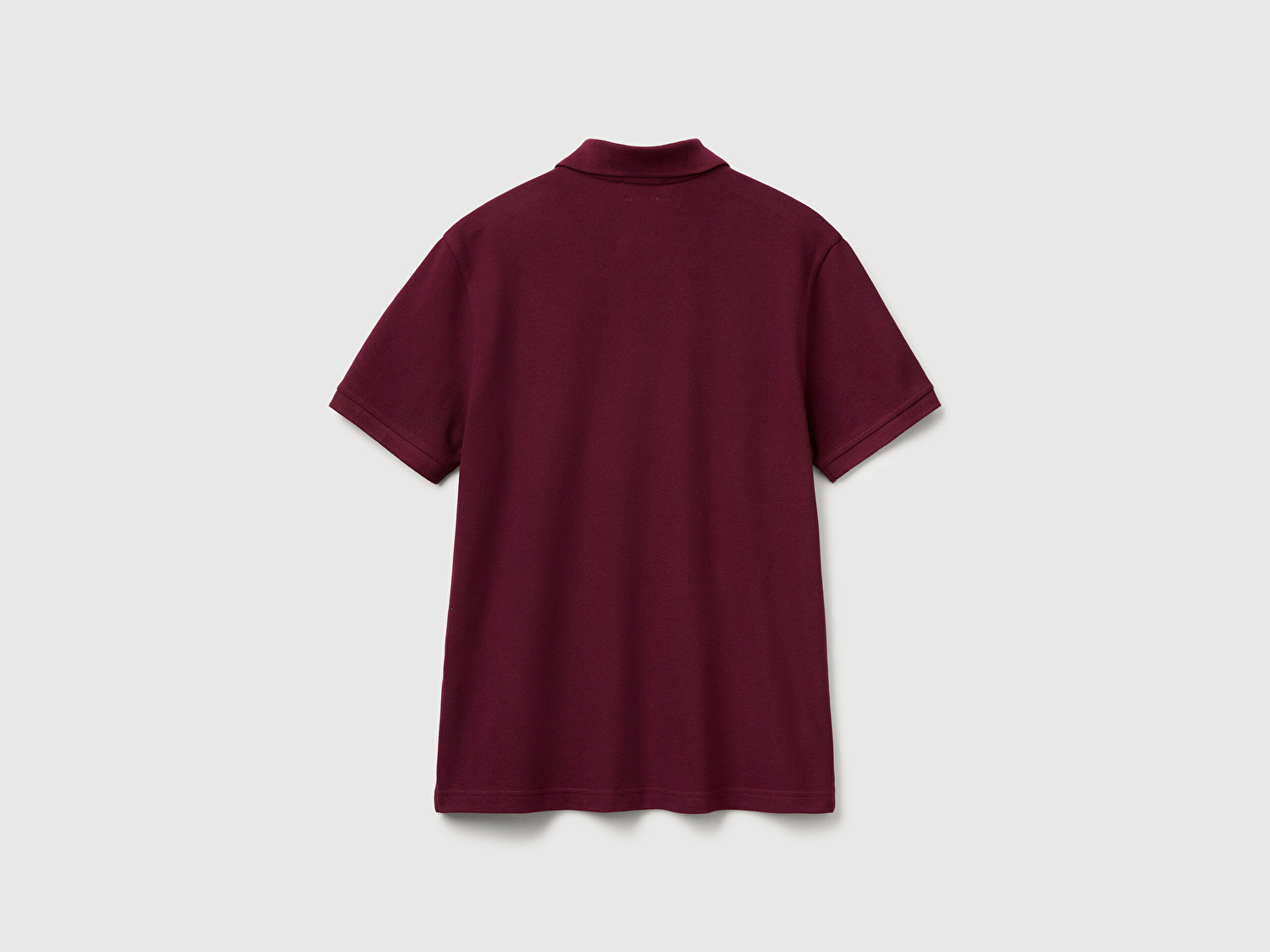 Benetton Erkek Mürdüm Regular Fit Kısa Kollu Polo T-Shirt