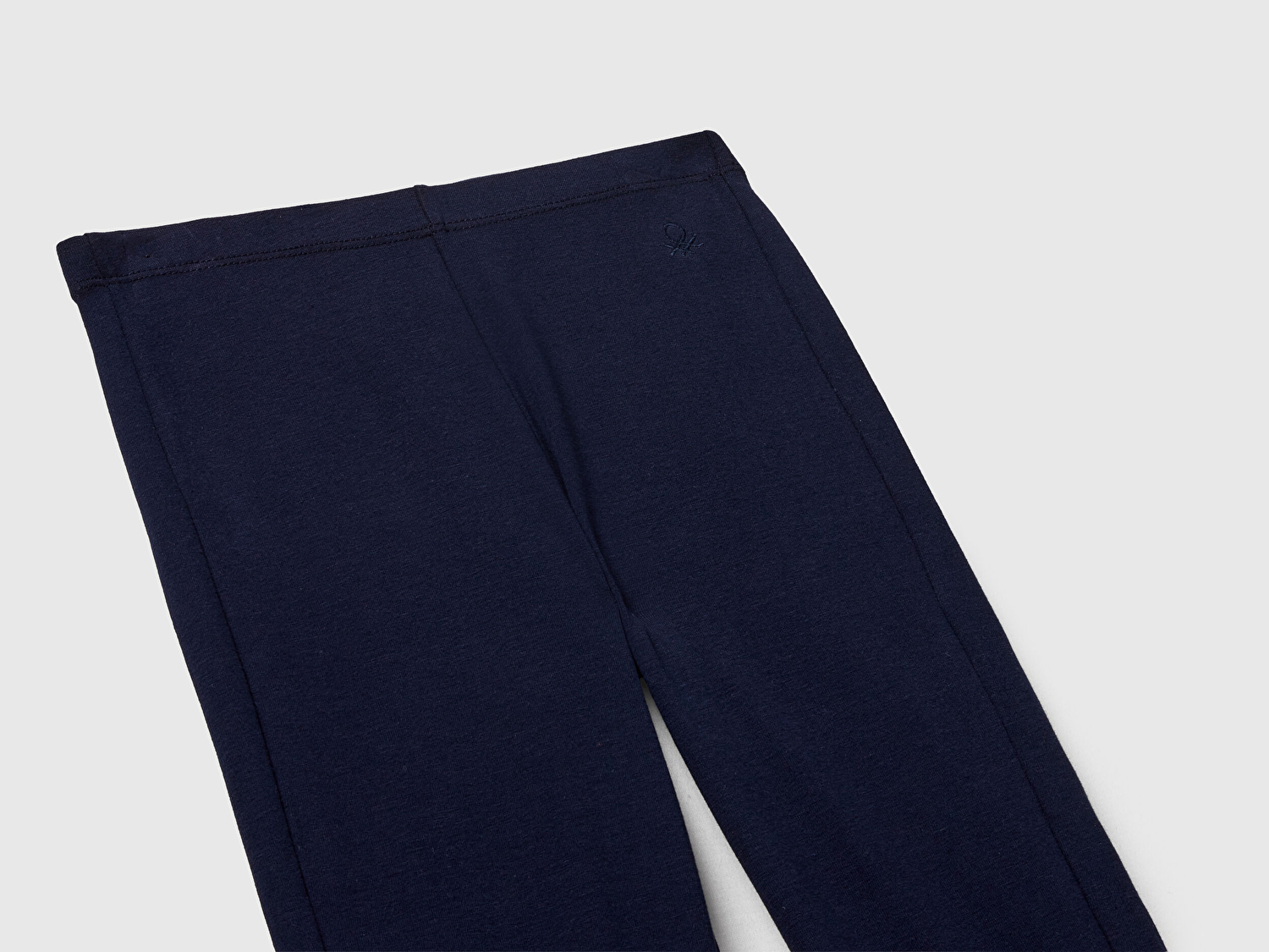 Benetton Kız Çocuk Lacivert Geniş Paça Logo Detaylı Tayt