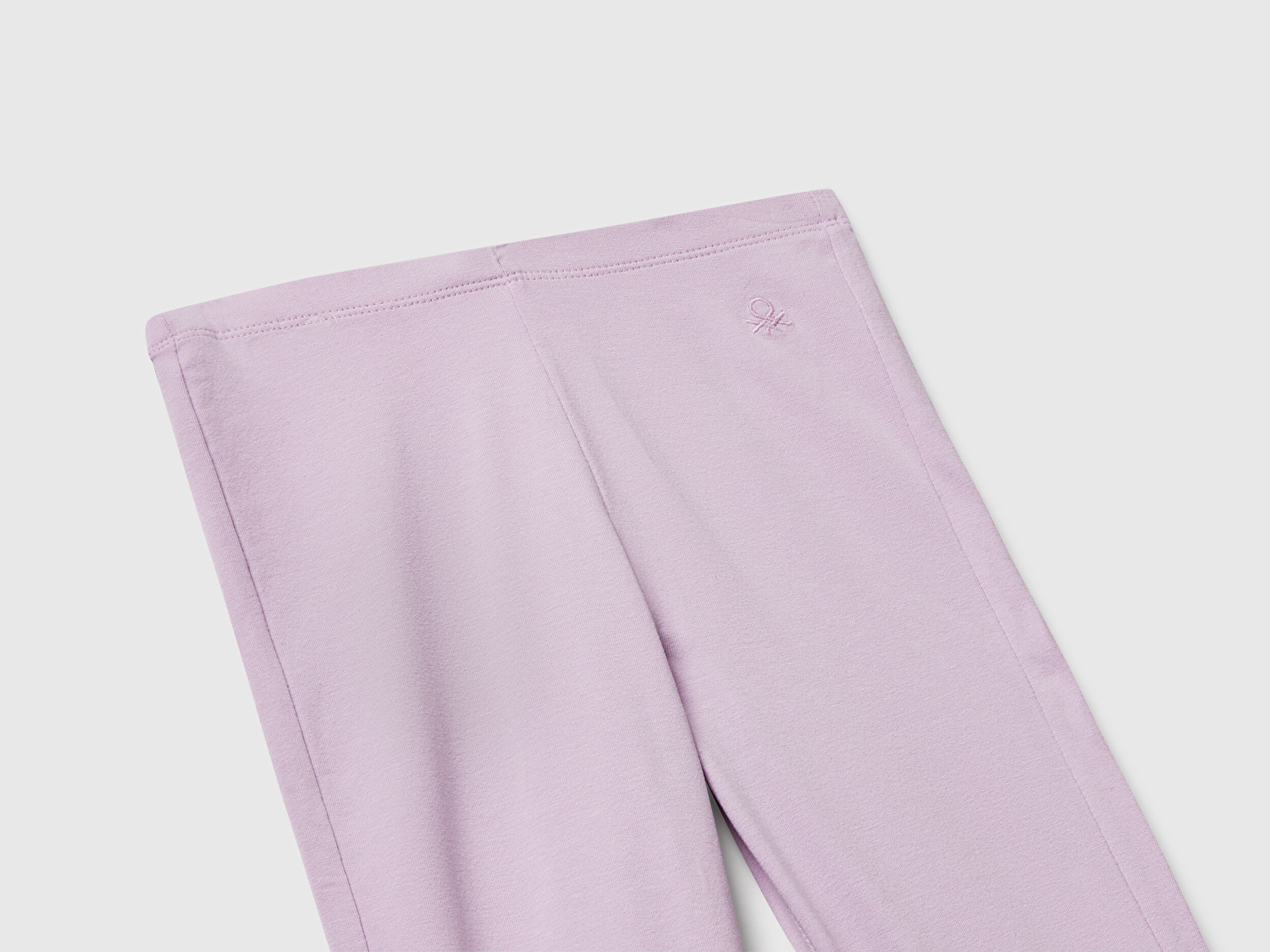 Benetton Kız Çocuk Lila Geniş Paça Logo Detaylı Tayt