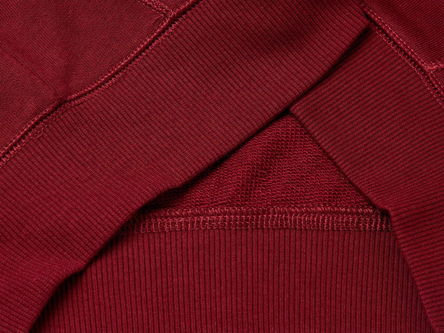 Benetton Erkek Çocuk Bordo Logolu Sweatshirt