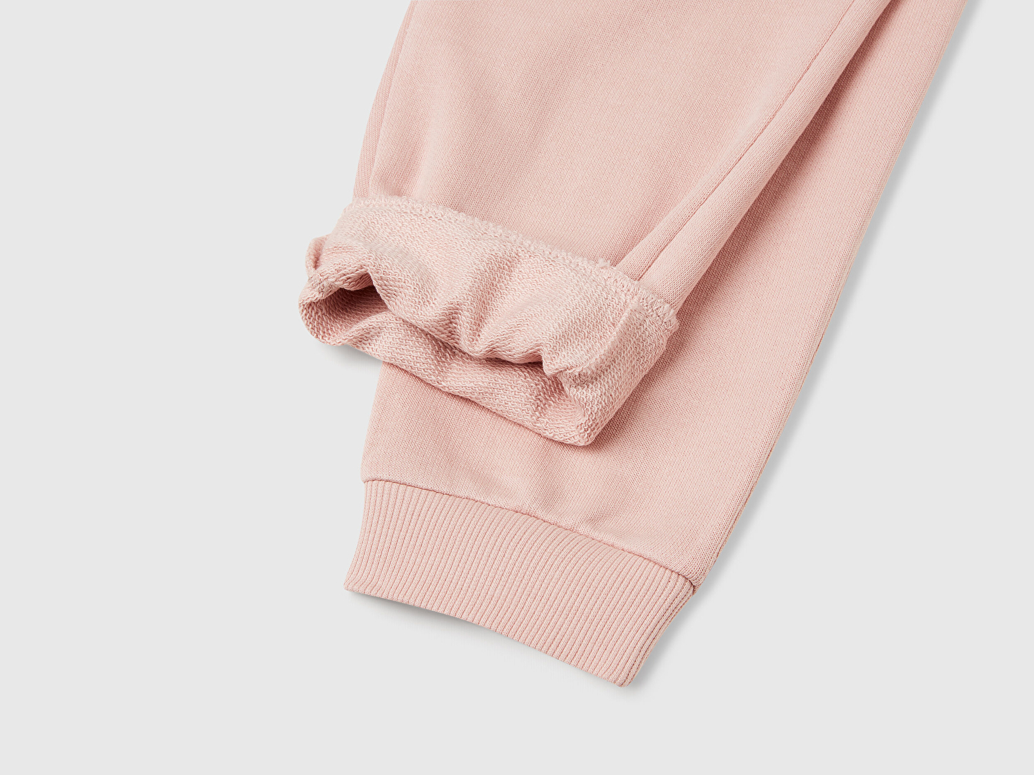 Benetton Kız Çocuk Toz Pembe Benetton Logolu Eşofman Altı