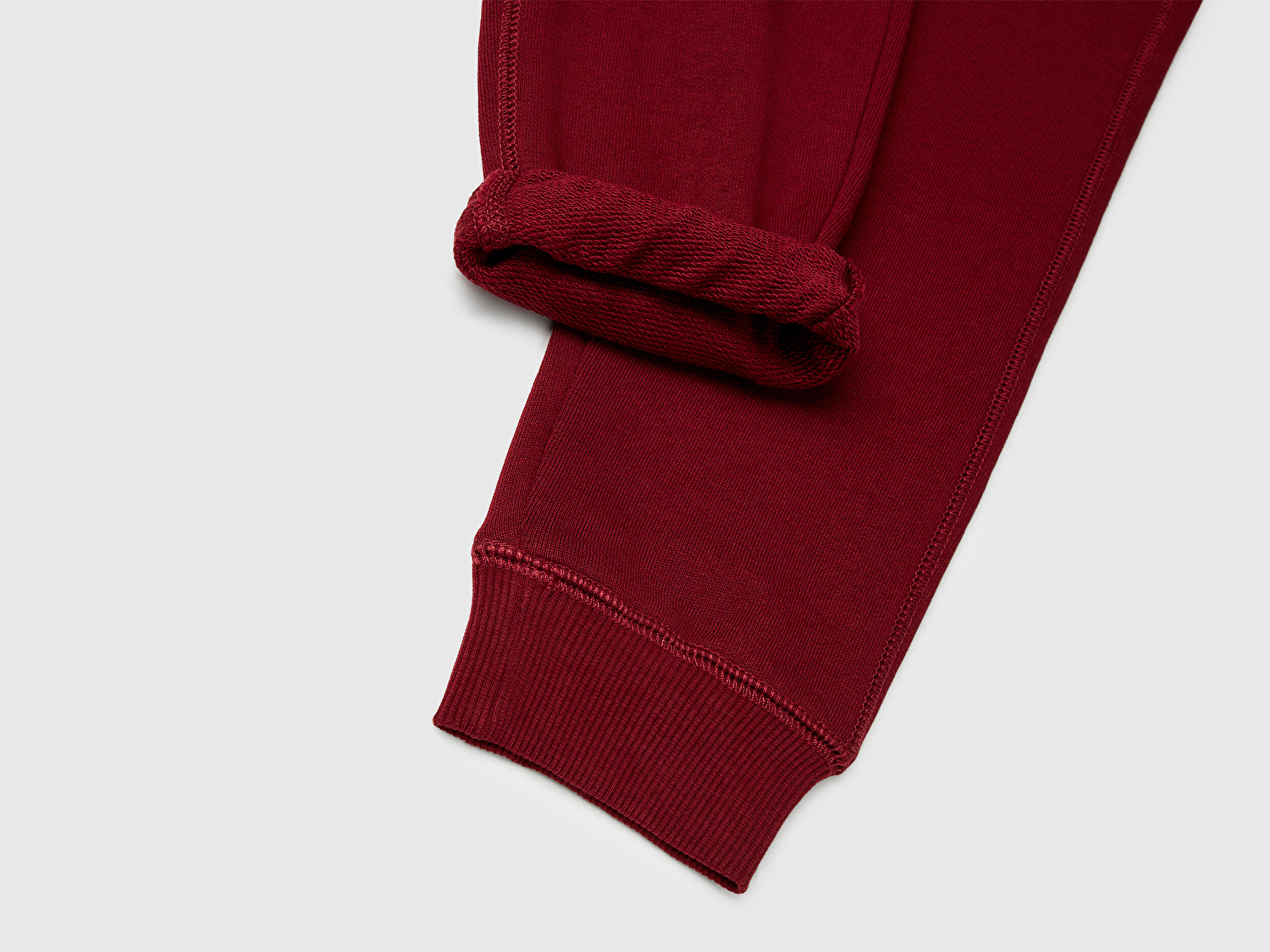 Benetton Erkek Çocuk Bordo Arka Cebi Logolu Eşofman Altı