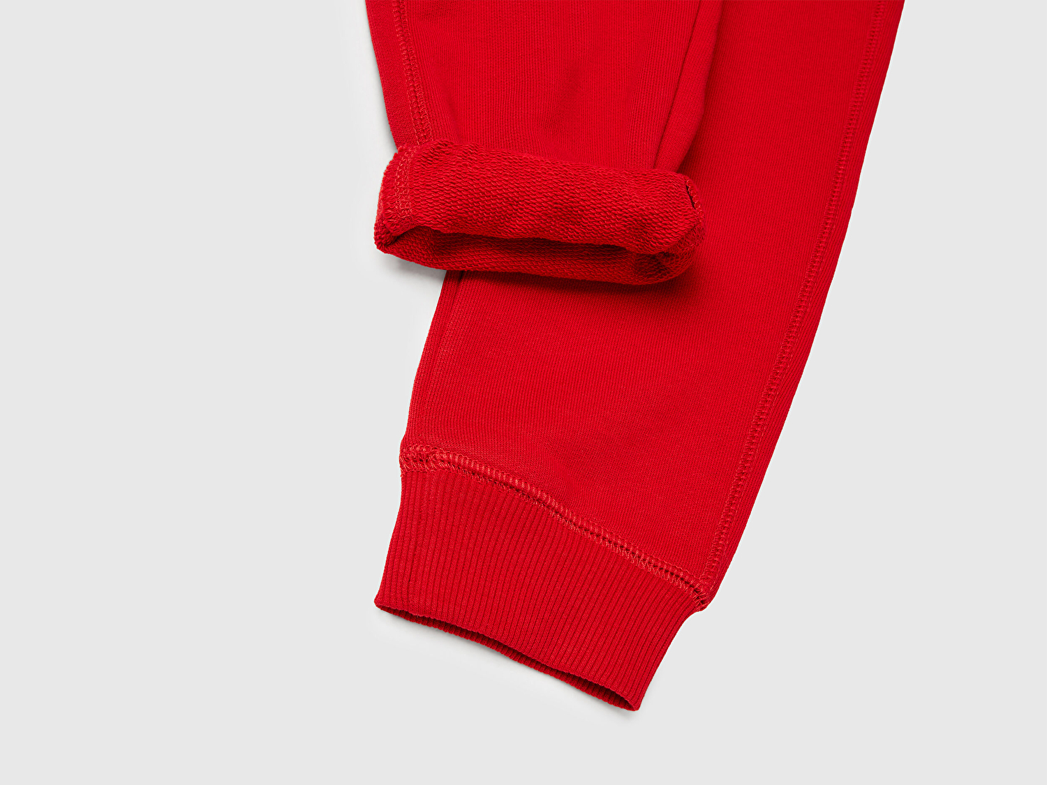 Benetton Erkek Çocuk Kırmızı Arka Cebi Logolu Eşofman Altı