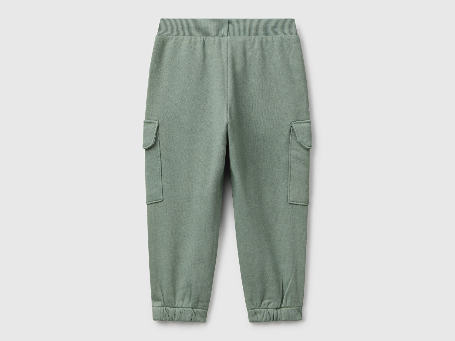 Benetton Erkek Bebek Haki Cep Detaylı Beli İpli  Eşofman Altı