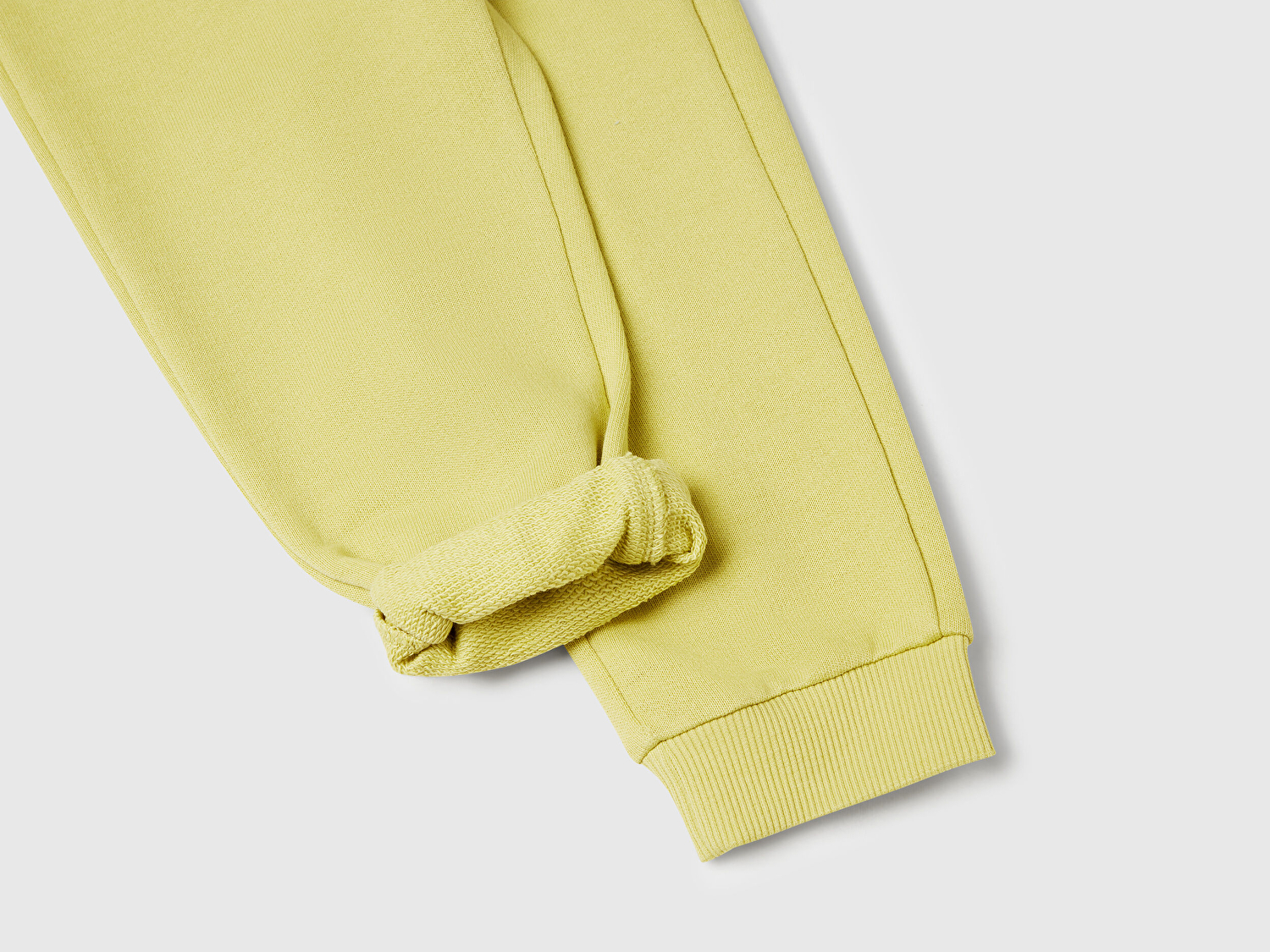 Benetton Erkek Bebek Hardal Arka Cebi Logo Eşofman Altı