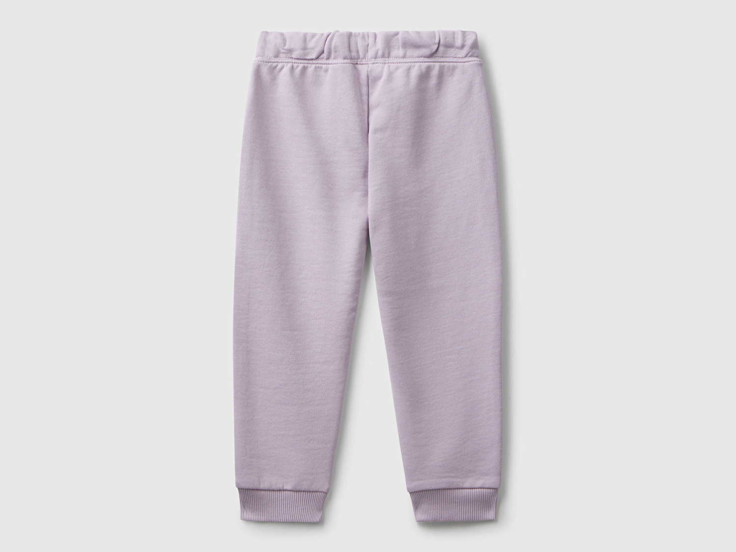 Benetton Kız Bebek Lila Logo İşlemeli Eşofman Altı
