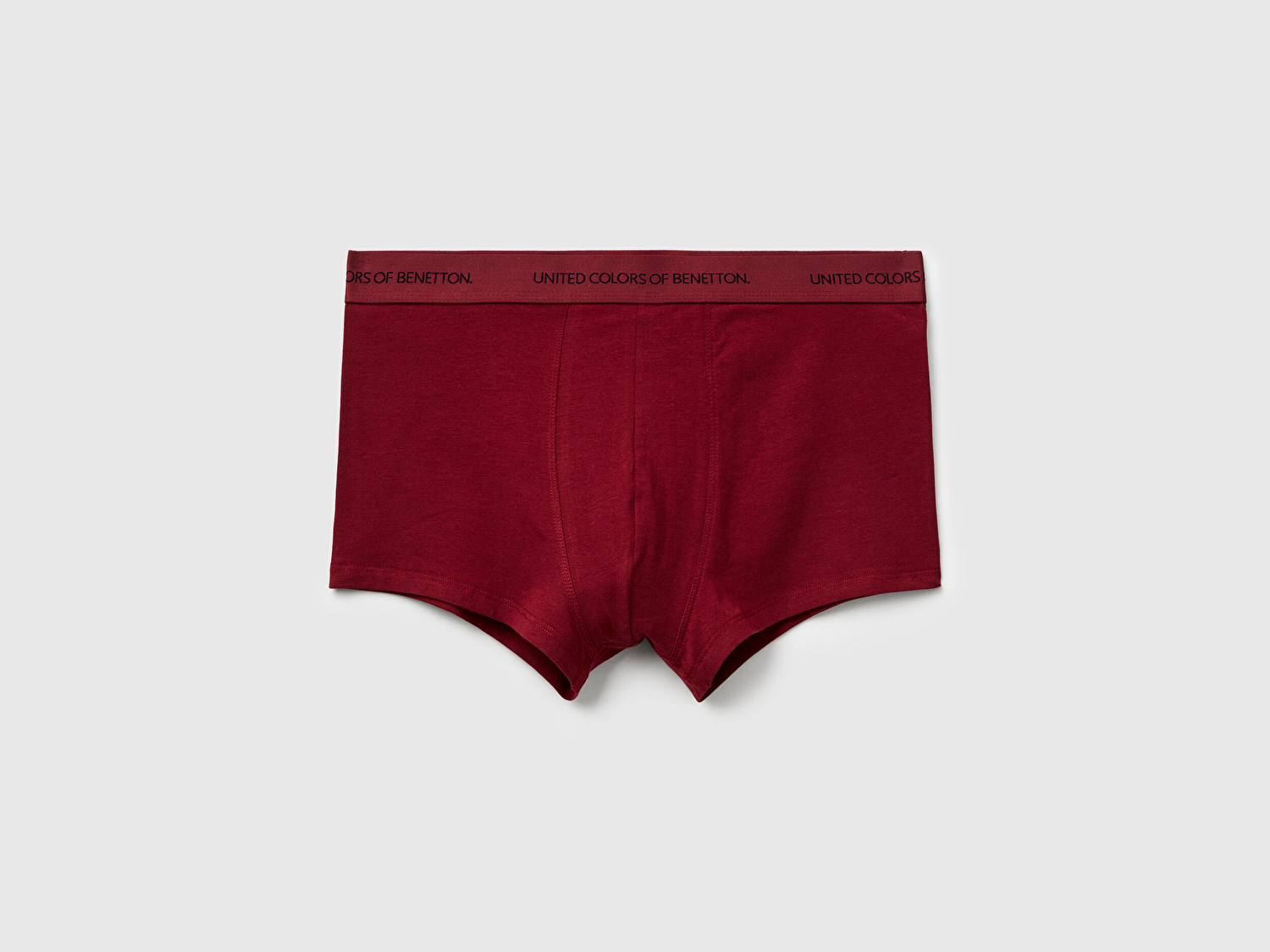 Benetton Erkek Bordo Logo Bantlı Boxer