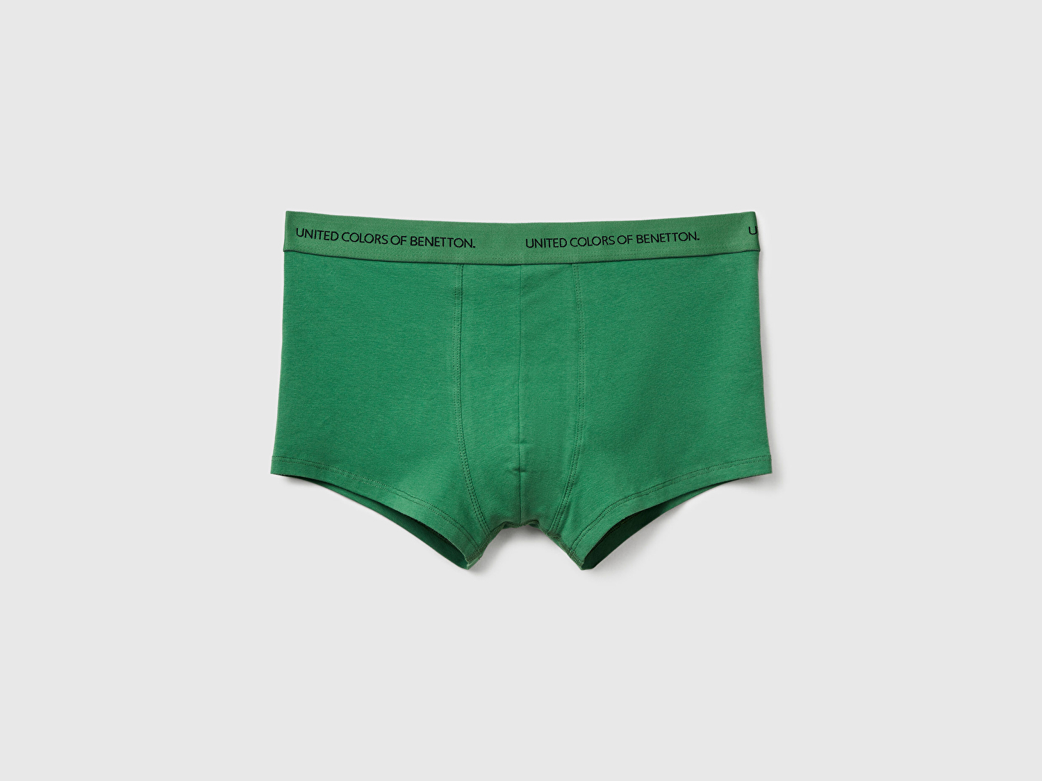 Benetton Erkek Yeşil Logo Bantlı Boxer