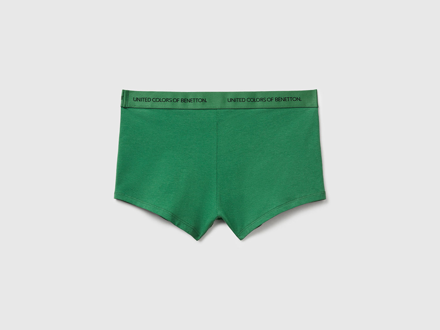 Benetton Erkek Yeşil Logo Bantlı Boxer