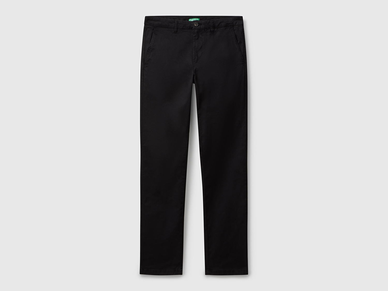 Benetton Erkek Siyah Slim Fit Chino Pantolon